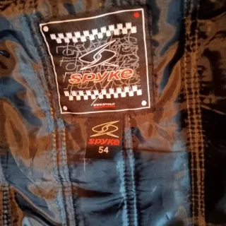 Chaqueta Moto Spike Negra Blanca Roja