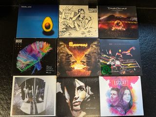 Lote 9 CDs Rock/Indie: Pearl Jam, Muse, David Gilm