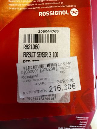 Botas de esquí Rossignol nuevas a estrenar.