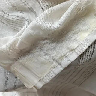 Cortinas de encaje beige