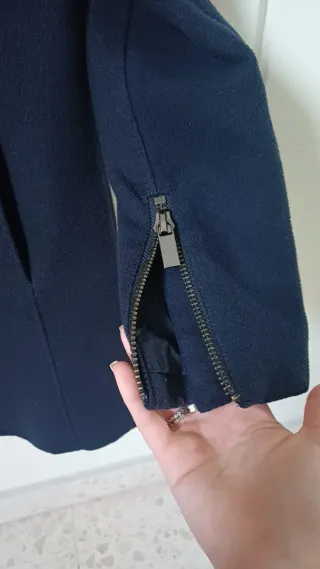 Abrigo Mango Azul marino Talla S