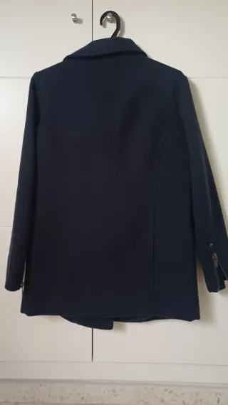Abrigo Mango Azul marino Talla S