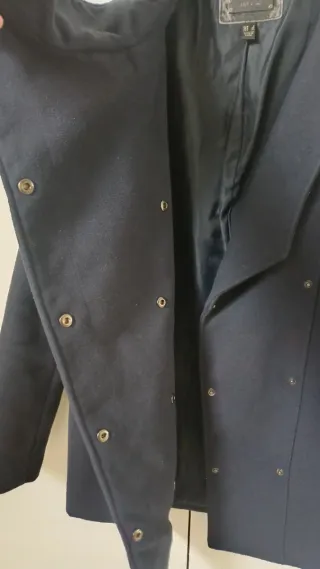 Abrigo Mango Azul marino Talla S