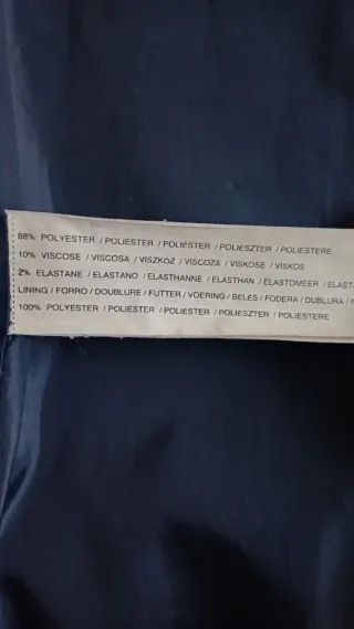 Abrigo Mango Azul marino Talla S