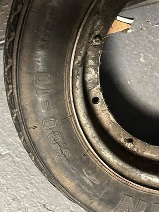 Llanta Michelin 3.00-10 Vespa mas llanta suelta
