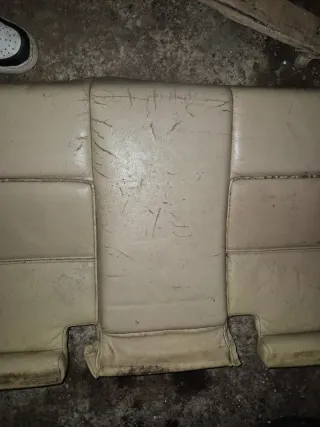 Asientos traseros cuero beige E46 Coupe