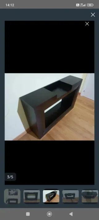 Aparador de entrada madera wengue