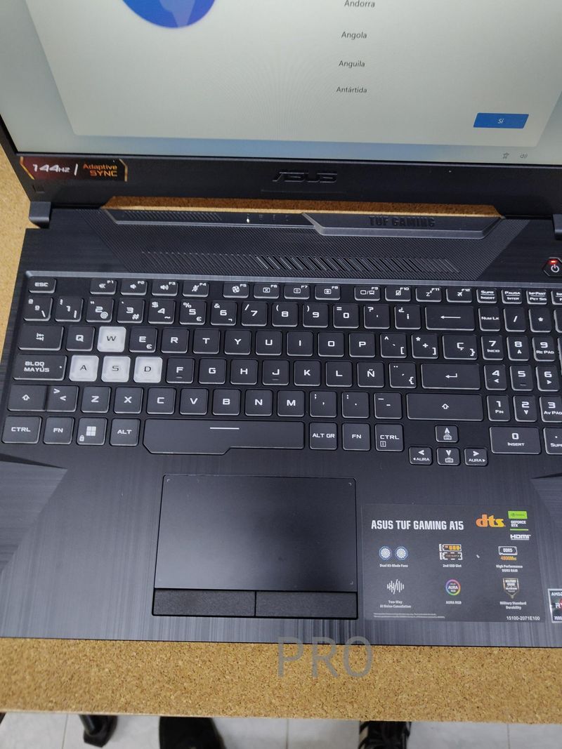 Portátil ASUS TUF Gaming A15 afbeelding 5