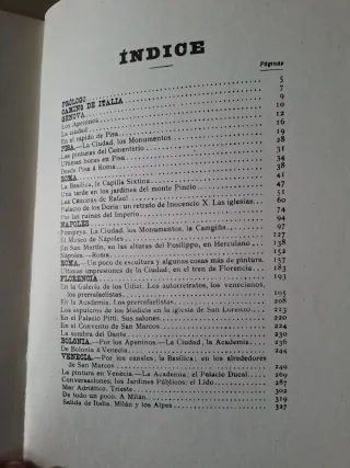 Italia, impresiones de viaje de un pintor