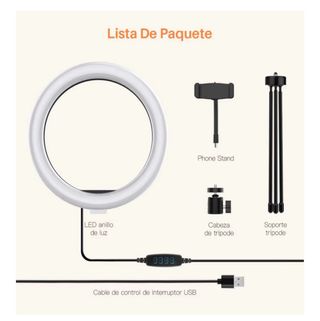 Luz LED Anillo con Trípode