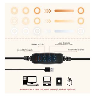 Luz LED Anillo con Trípode