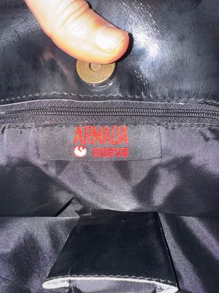 Borsa Armani Jeans vernice lucida