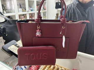 Bolso y monedero Tous color Burdeos