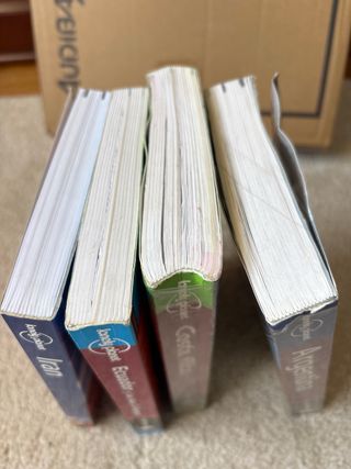 Iran Lote de 4 guias de viaje Lonely Planet