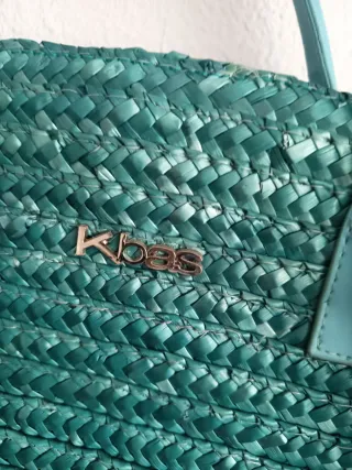 Bolso de rafia Kbas nuevo