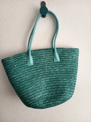 Bolso de rafia Kbas nuevo