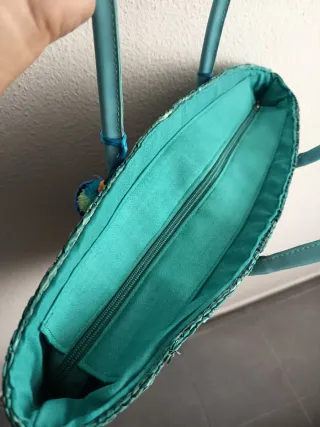 Bolso de rafia Kbas nuevo
