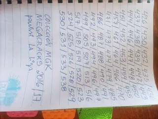 Adrenalyn Megacracks 2016-17 Panini album y cromos