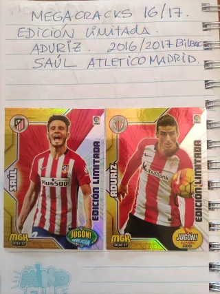 Adrenalyn Megacracks 2016-17 Panini album y cromos