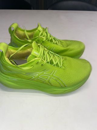 Asics Nimbus 25 Scarpe da Running Verde Fluo