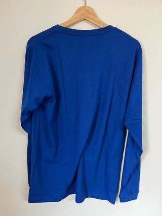 Camiseta Anbor azul manga larga talla L