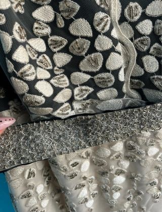 Vestido Isabel Sanchís pedrería y encaje