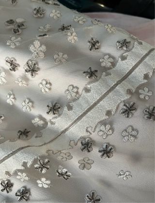 Vestido Isabel Sanchís pedrería y encaje