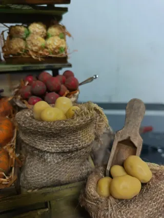 Carretto della frutta per presepe