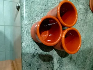 Vasos de barro - Set de 8