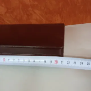 Joyero Marrón de piel , vintage