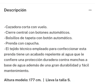 Cortefiel Cazadora Beige Mujer