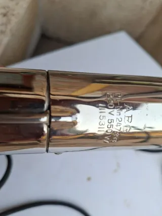 Secador de pelo vintage AEG cromado