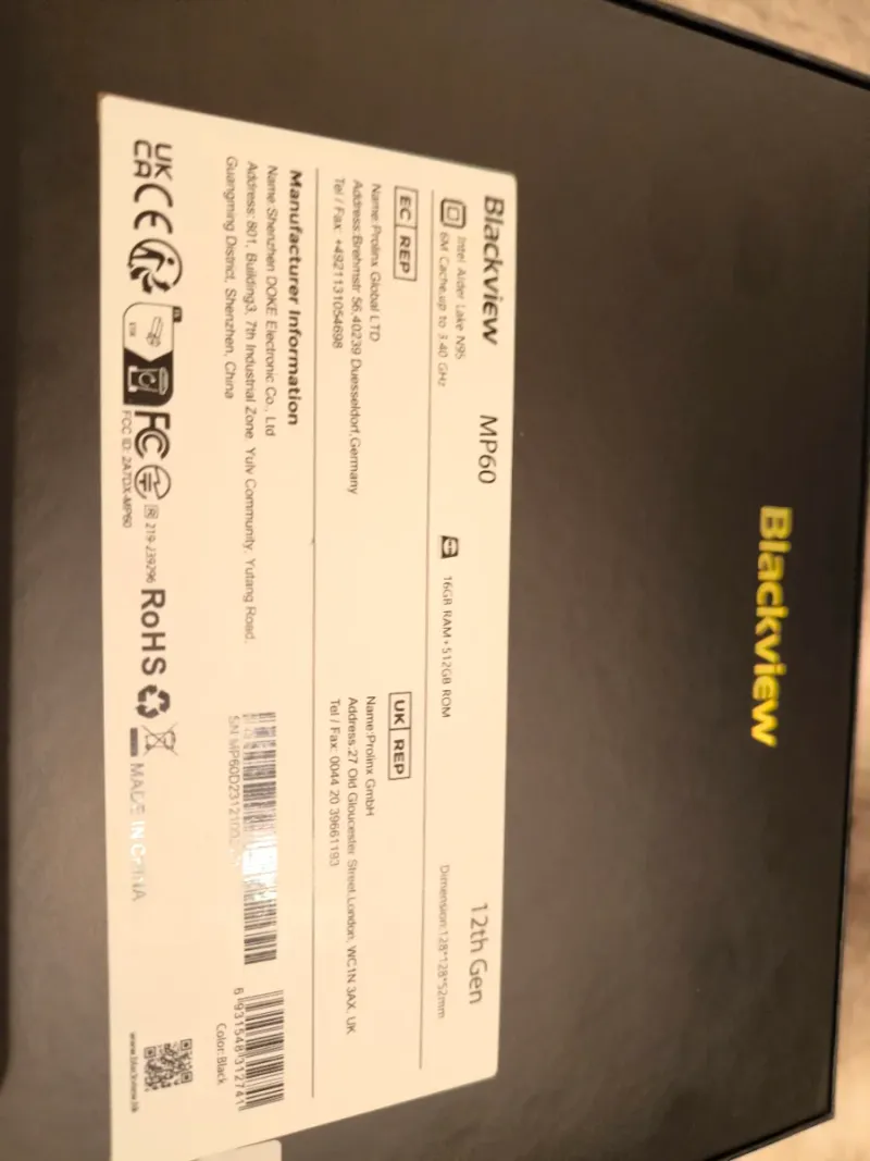 Mini PC Blackview MP60 afbeelding 3