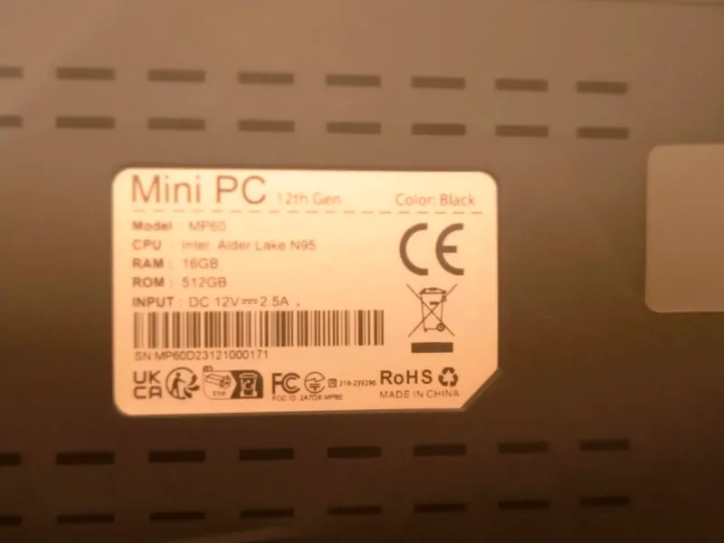 Mini PC Blackview MP60 afbeelding 6