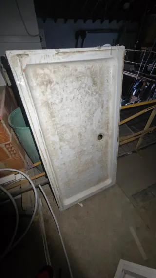 Plato de ducha acrílico blanco