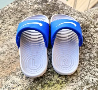 Ciabatte Nike piscina blu taglia 27