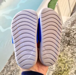 Ciabatte Nike piscina blu taglia 27