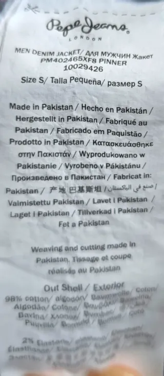 Chaqueta vaquera Pepe Jeans negra