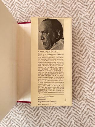 Libro Rol de cornudos Camilo José Cela 1976