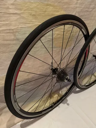 Ruedas Shimano road Racing WH-R500 Vredestein 10v