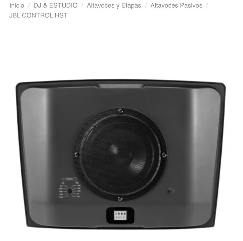Altavoz JBL CONTROL HST Negro afbeelding 2