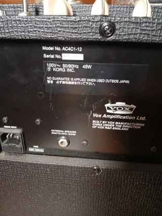 Amplificador Vox AC4 C1 12 Guitarra