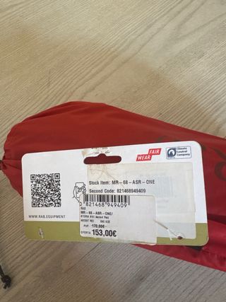 Vivac Rab Rojo Storm Bivi Ascent Red