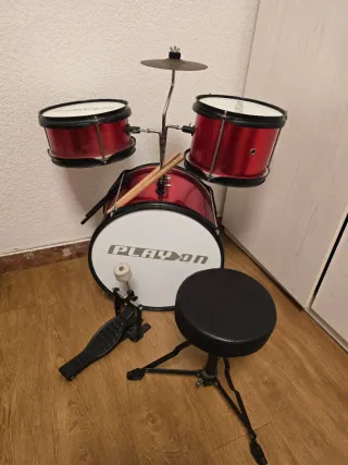 Batería infantil roja