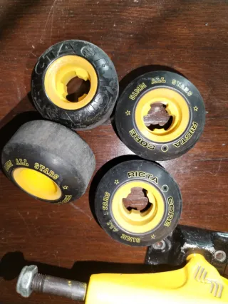 Assi skateboard SILVER Ruote RICTA