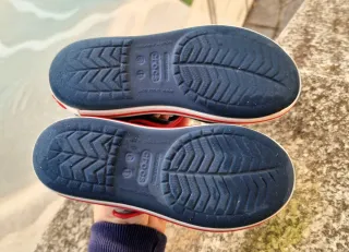 Sandali Crocs Blu/Rosso Taglia 28/29 C11