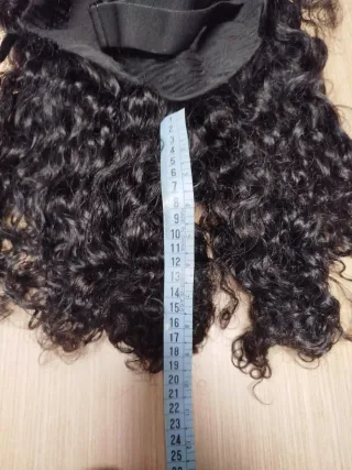 Peluca pelo natural rizado