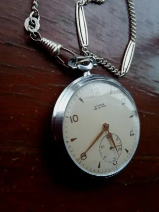 Orologio da tasca vintage BUREN Gran Prix meccanic