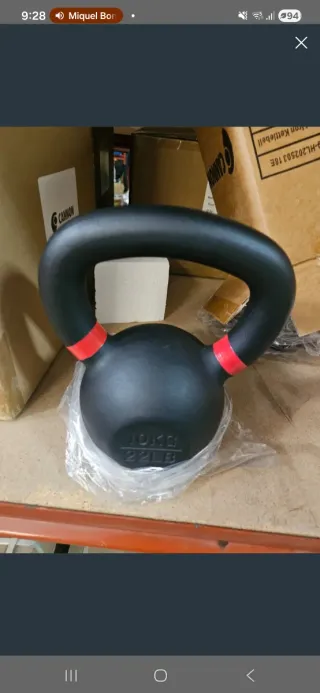 2 Kettlebells Hierro Cannon 10 kg