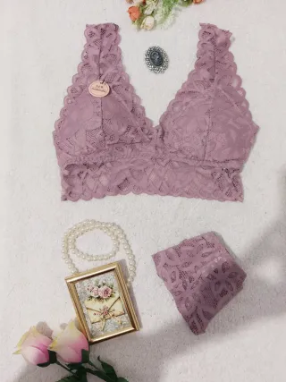 Conjunto Lencería Encaje Talla M